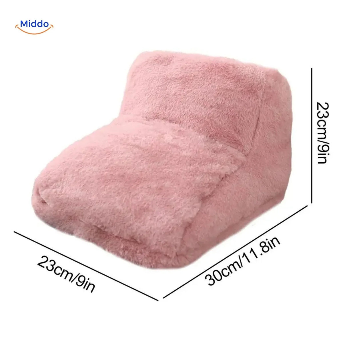 Heated Foot Warmer USB-Powered Plush Non-Slip Base