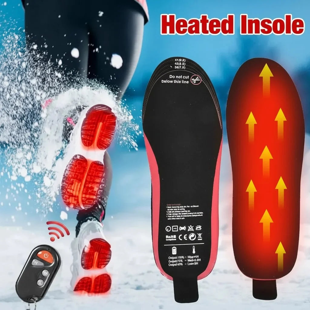 Heated Insoles Wireless Temperature Control Rechargeable Arch Support