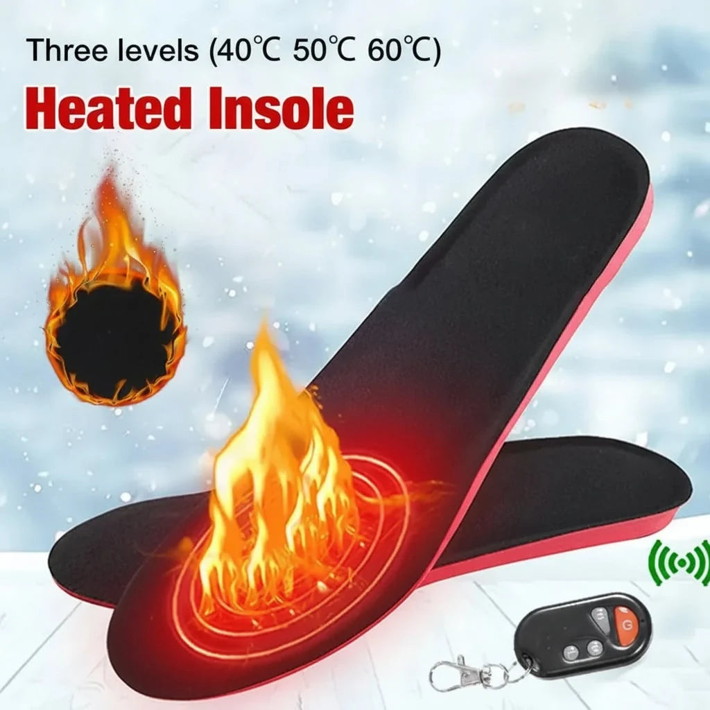 Heated Insoles Wireless Temperature Control Rechargeable Arch Support
