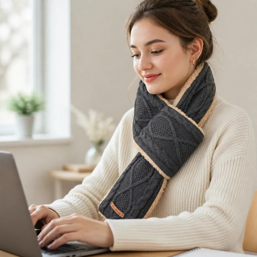 Heated Neck Warmer 3 Heat Settings USB-C Rechargeable