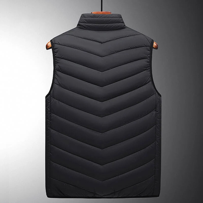 Heated Vest Graphene Heating Zones USB Powered Adjustable Heat Levels