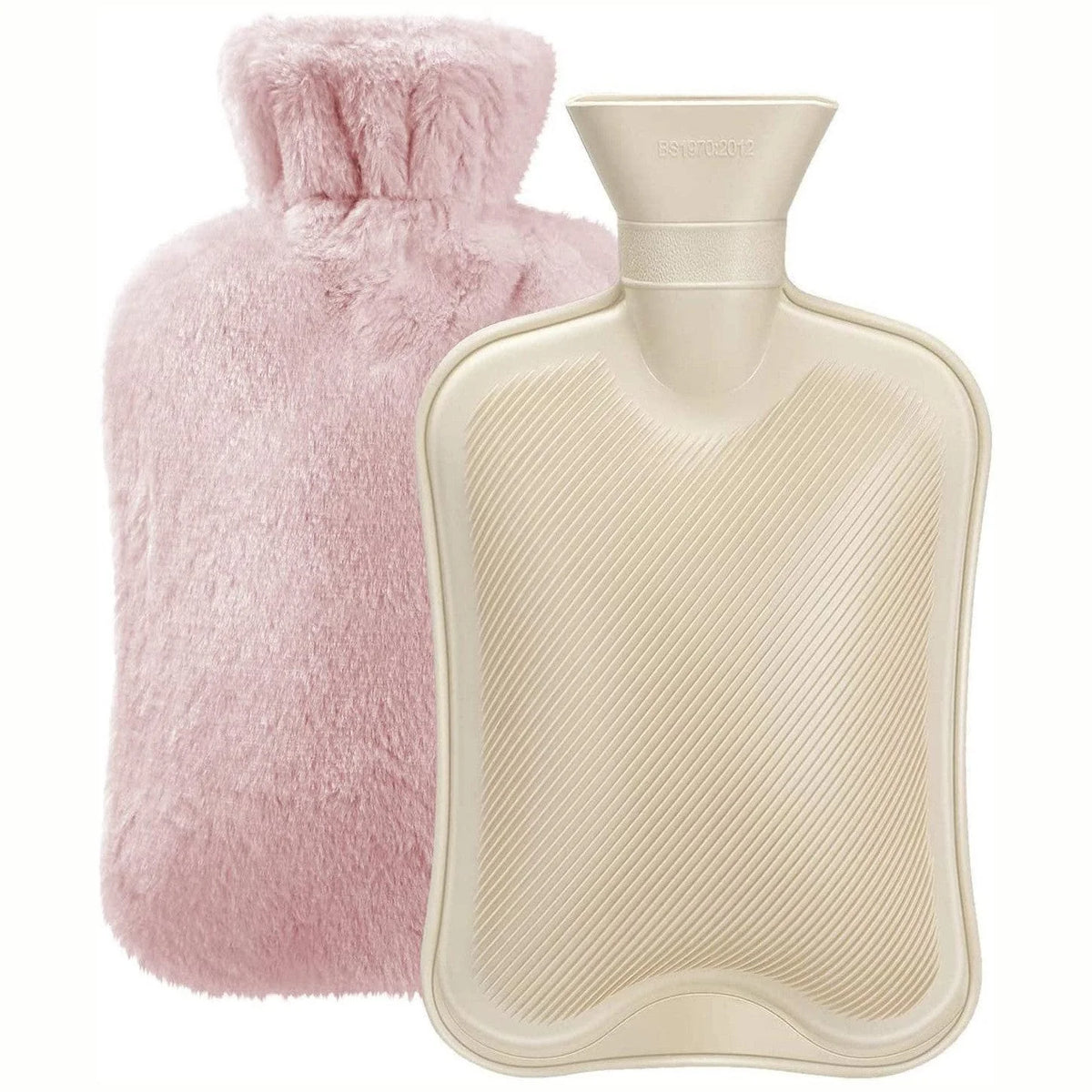 Hot Water Bottle Plush Cover Long-Lasting Heat Retention