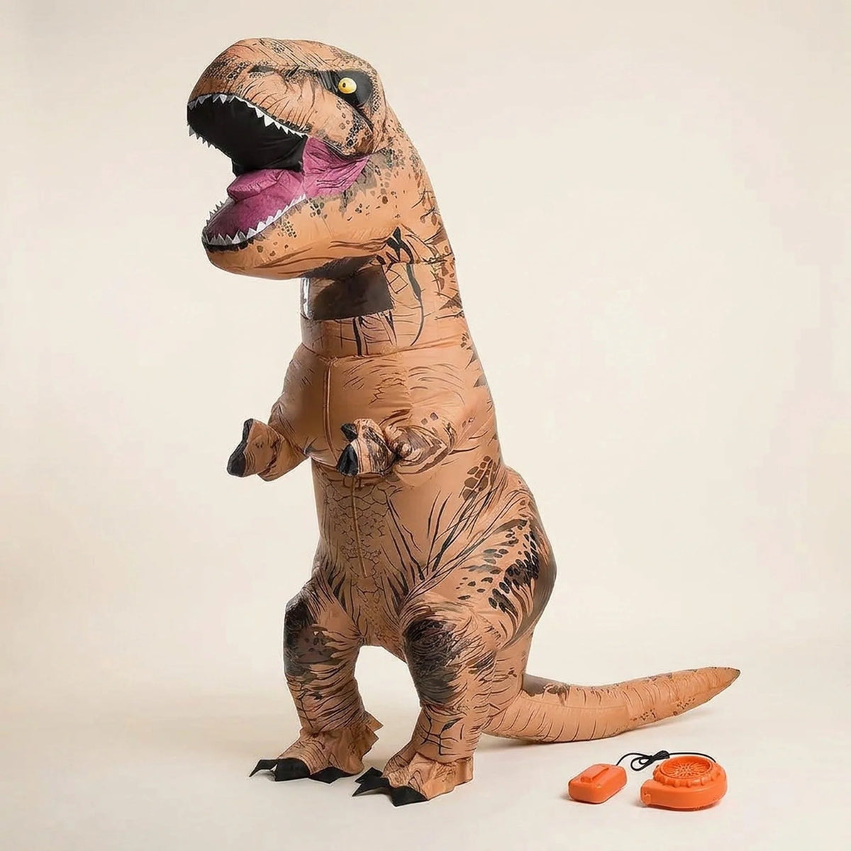 Inflatable T-Rex Costume Built-In Fan Adult Fit