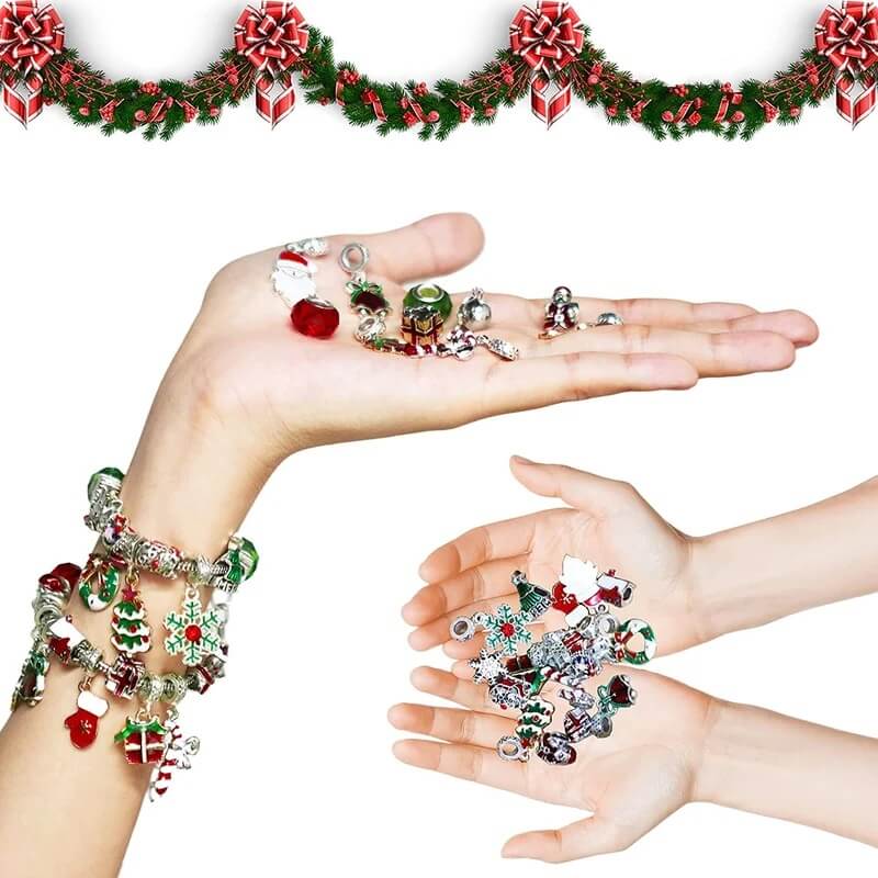 Jewelry Making Kit Advent Calendar 24 Charms & Beads