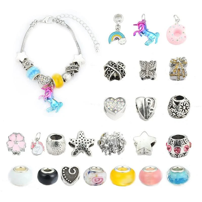 Jewelry Making Kit Advent Calendar 24 Charms & Beads
