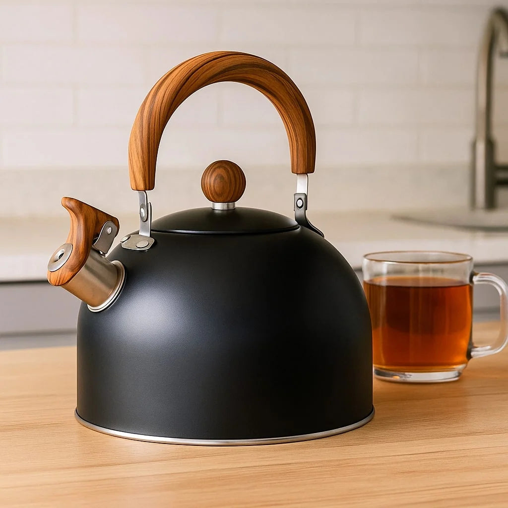 Kettle Stainless Steel Whistling 3.17 Qt Induction Compatible