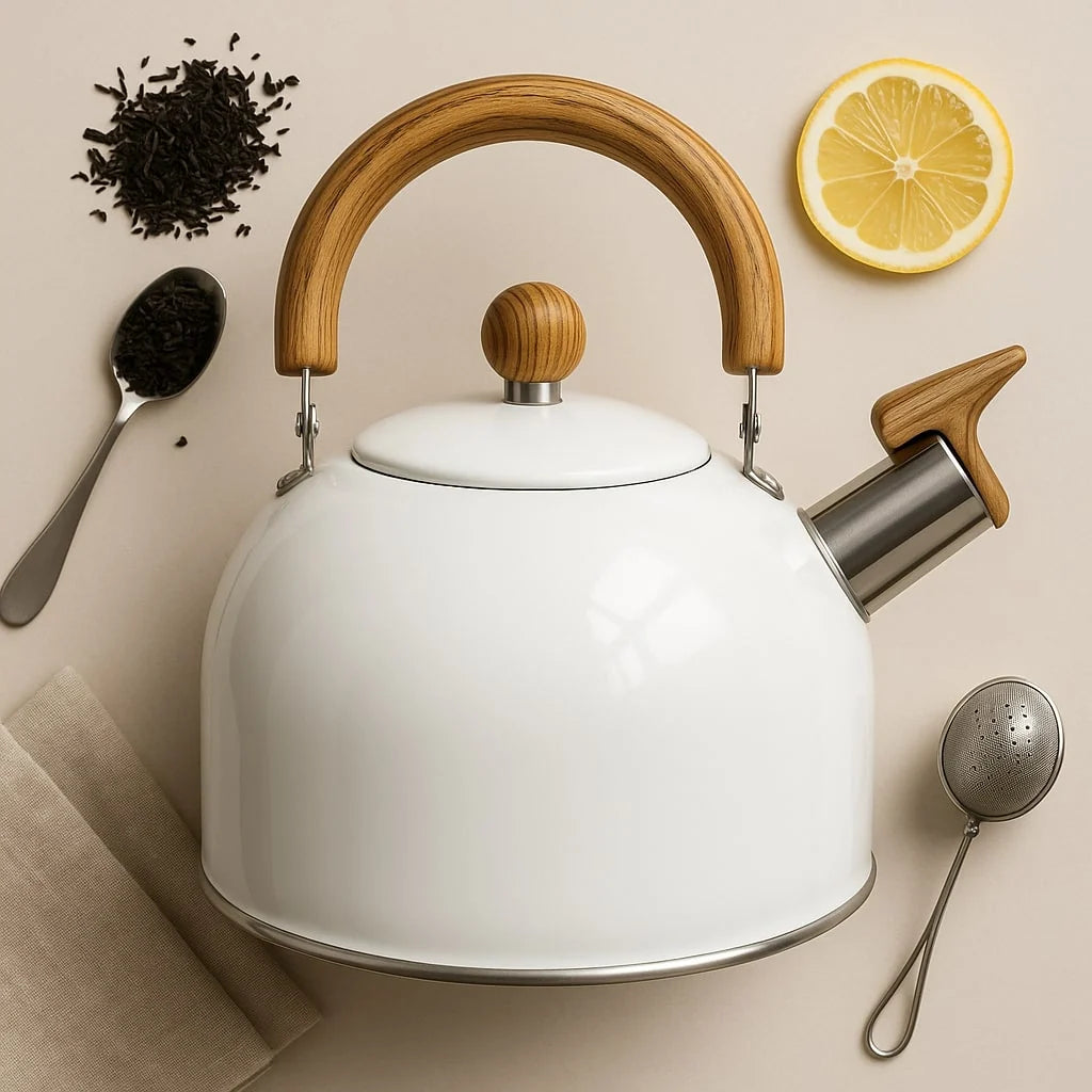 Kettle Stainless Steel Whistling 3.17 Qt Induction Compatible