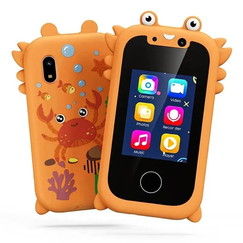 Kids Toy Smartphone Touchscreen Dual Cameras Educational Games