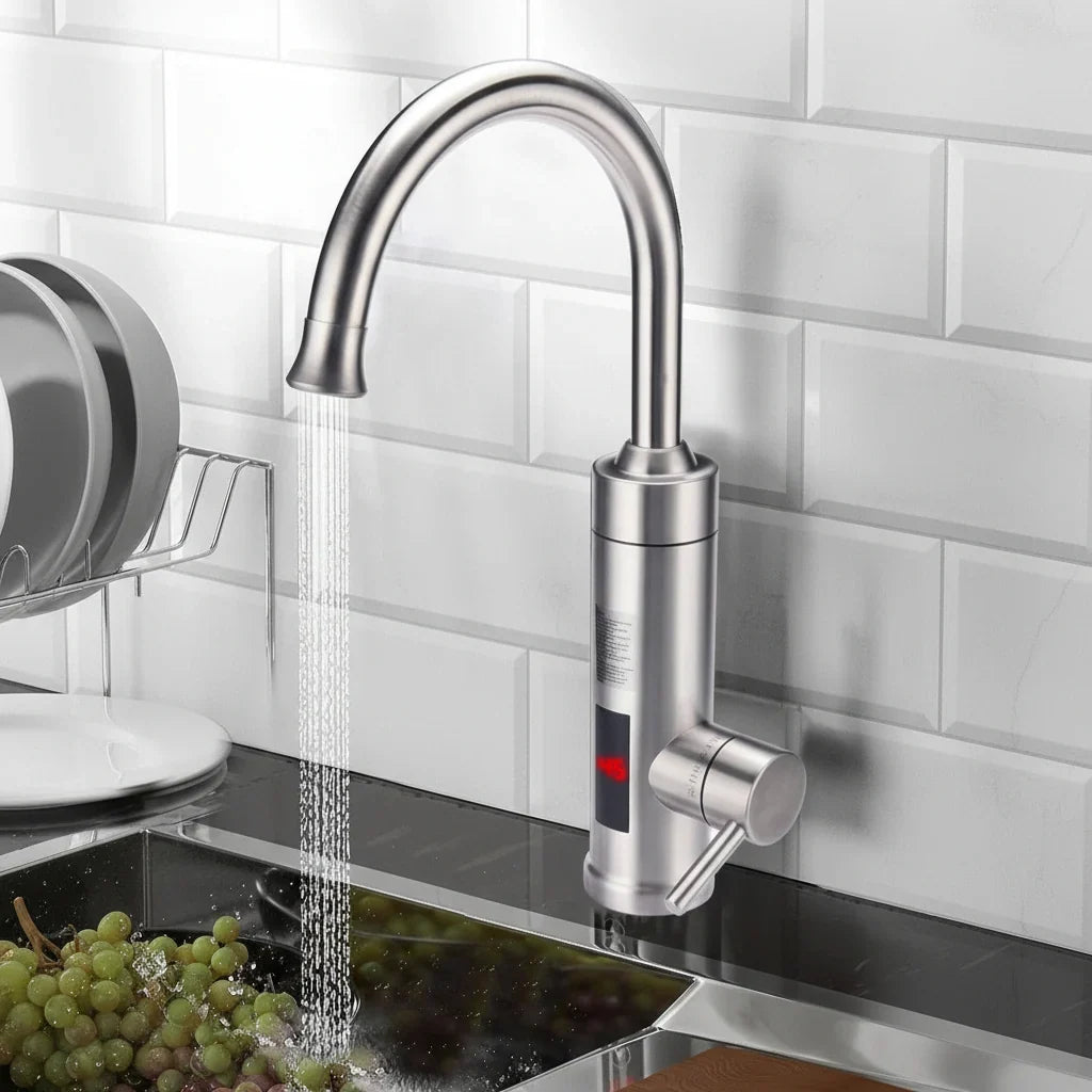 Kitchen Faucet Stainless Steel Instant Hot & Cold Water