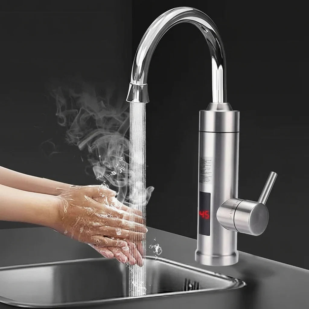 Kitchen Faucet Stainless Steel Instant Hot & Cold Water