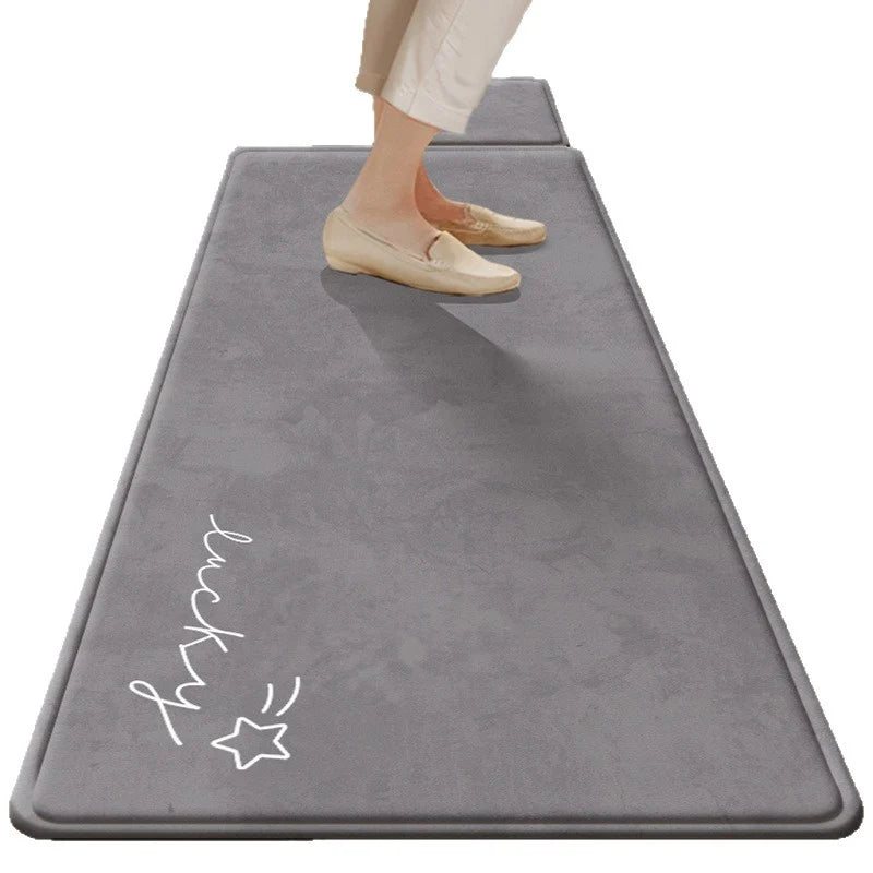 Kitchen Floor Mat Cushioned Non-Slip Easy-Clean