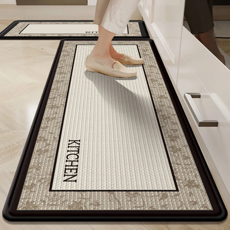 Kitchen Floor Mat Cushioned Non-Slip Easy-Clean