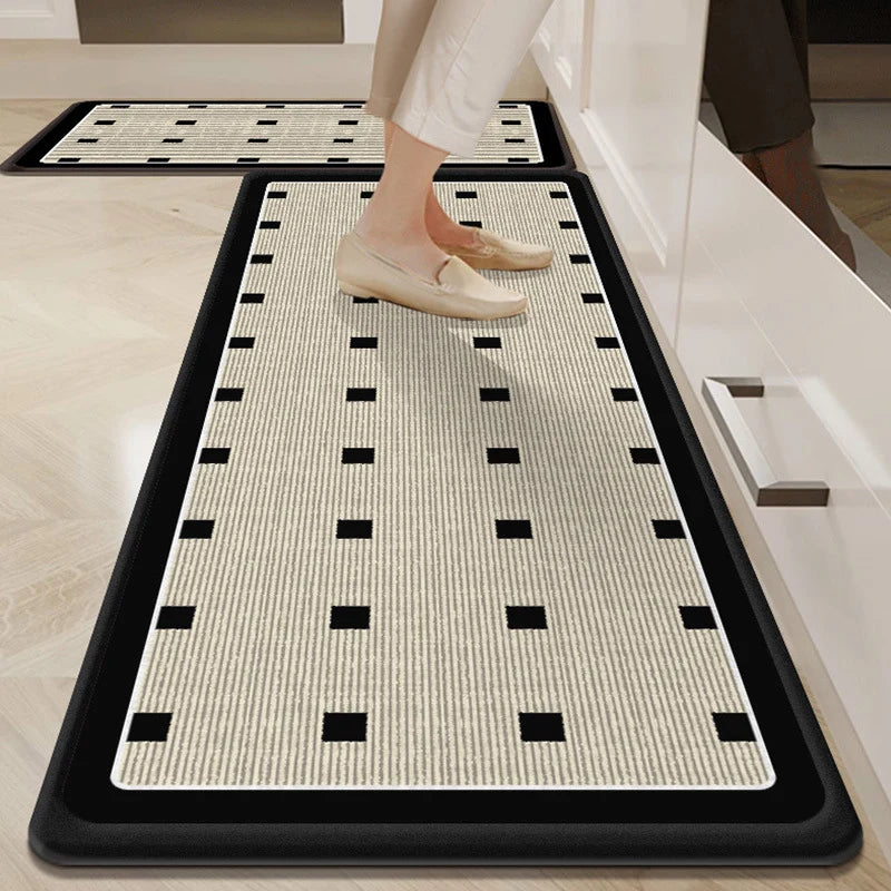 Kitchen Floor Mat Cushioned Non-Slip Easy-Clean