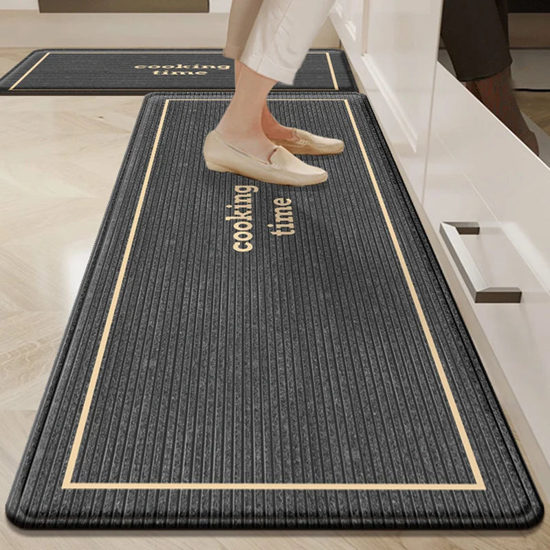 Kitchen Floor Mat Cushioned Non-Slip Easy-Clean