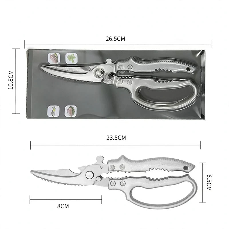 Kitchen Shears Stainless Steel Heavy-Duty Poultry & Bone Cutting