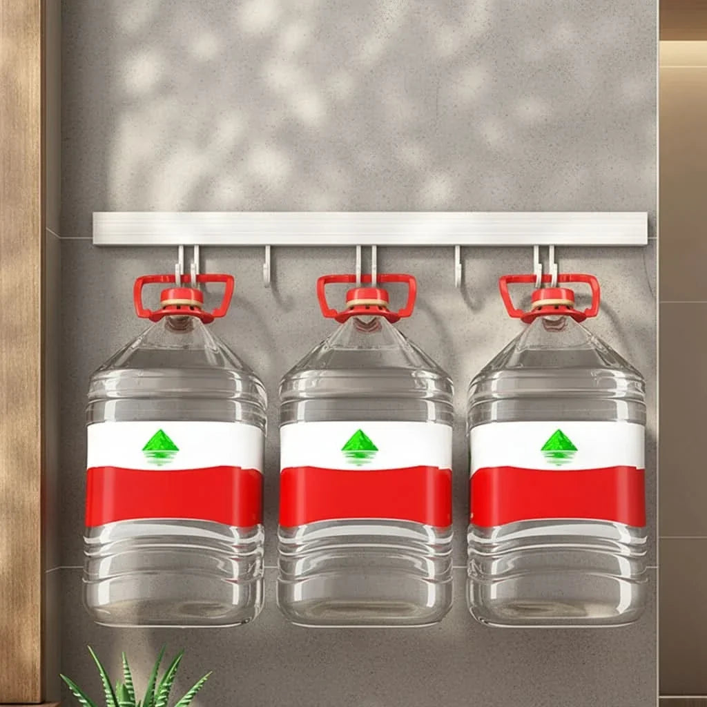 Kitchen Utensil Rack No-Drill Wall-Mounted Rust-Resistant