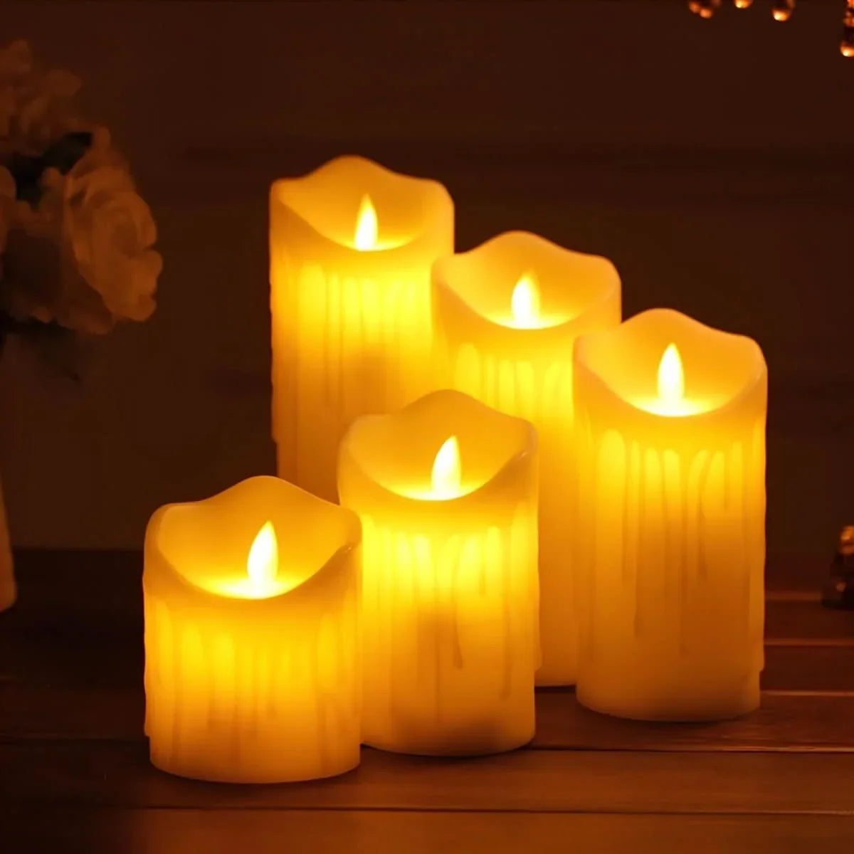LED Candles Flameless Realistic Flickering Lights