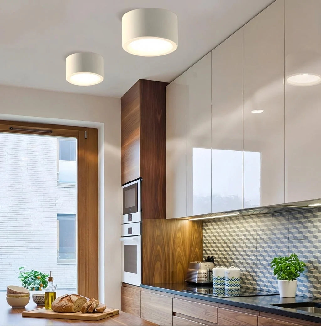 LED Ceiling Light Low-Profile Adjustable Color Temperature Integrated LED
