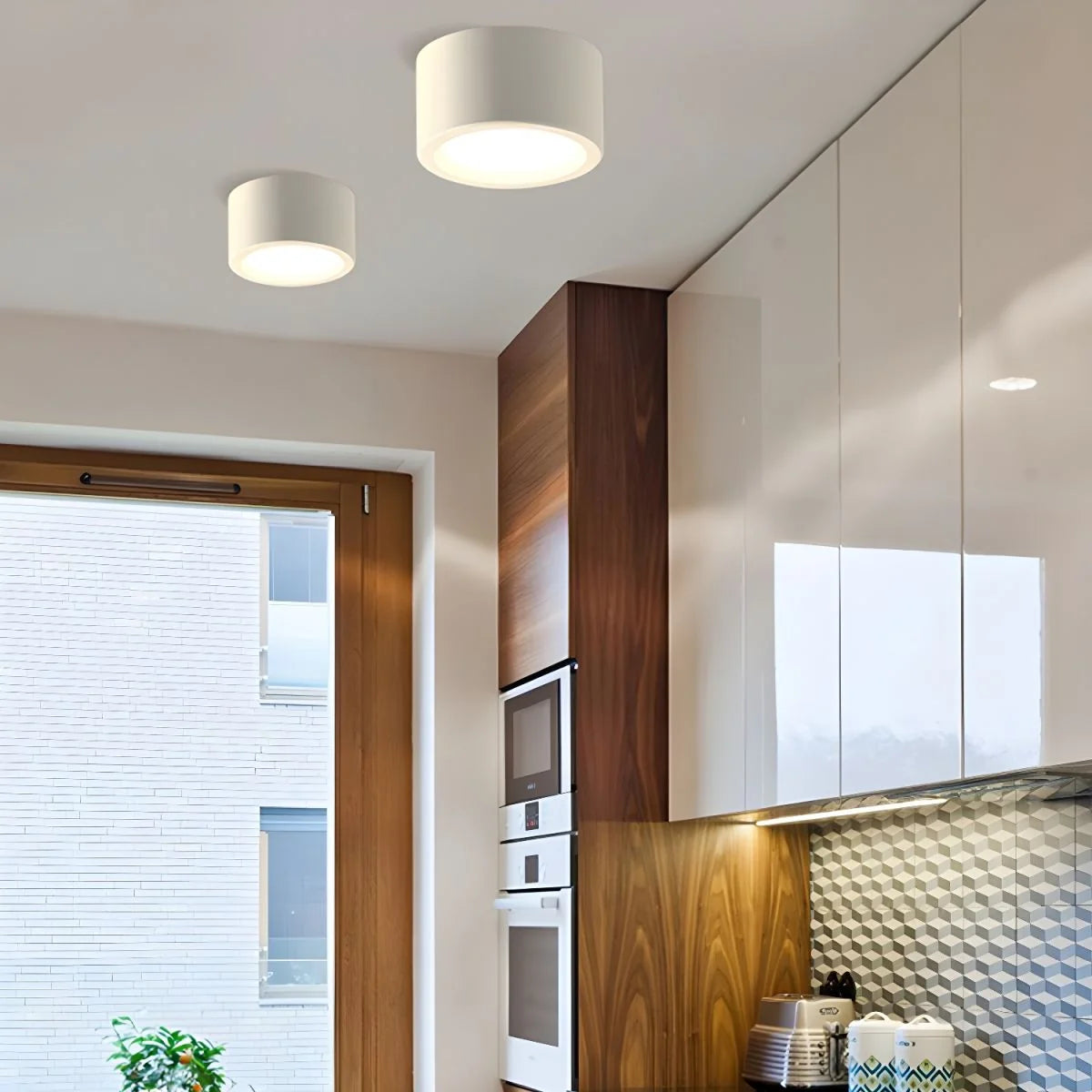 LED Ceiling Light Low-Profile Adjustable Color Temperature Integrated LED