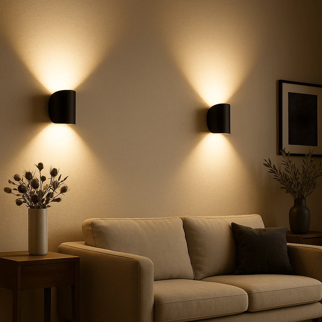 LED Wall Light Warm Energy-Efficient Slim Design