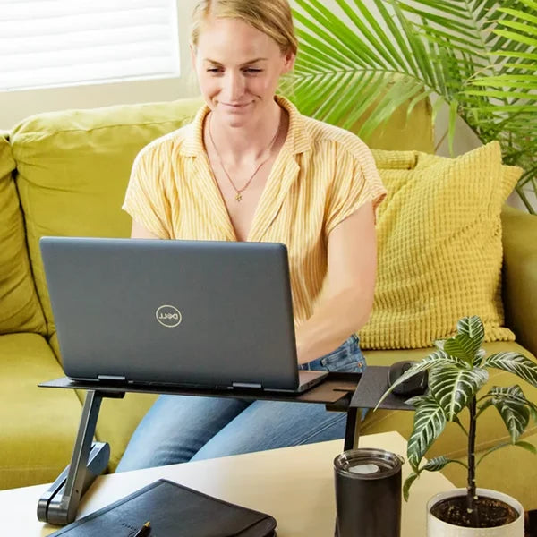 Laptop Stand Adjustable Foldable With Mouse Tray