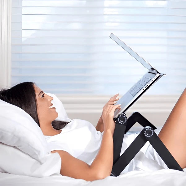 Laptop Stand Adjustable Rotating With Removable Mouse Pad