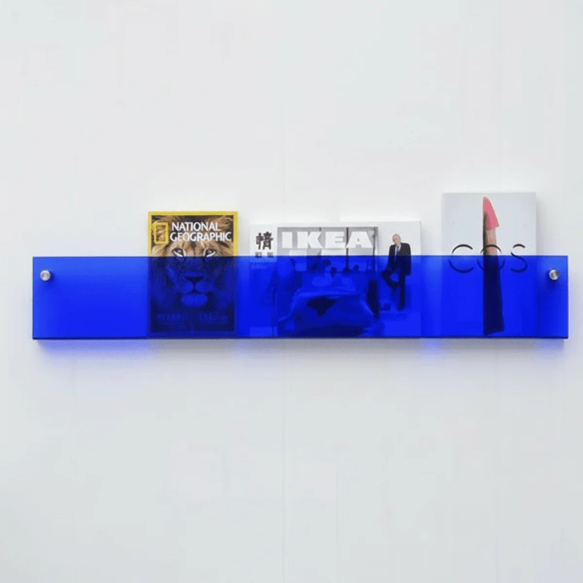 Magazine Holder Acrylic Wall-Mounted Space-Saving