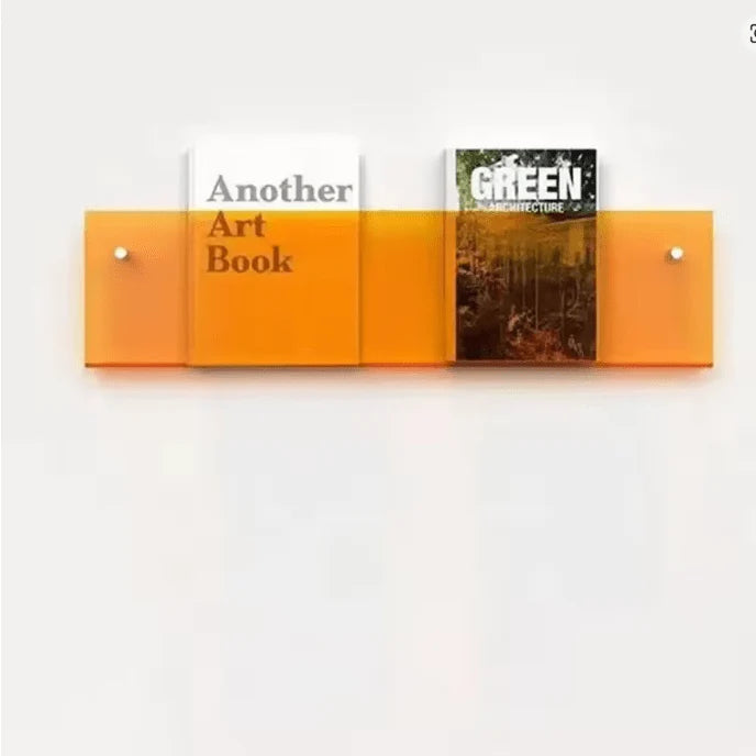 Magazine Holder Acrylic Wall-Mounted Space-Saving