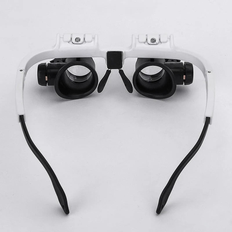 Magnifying Glasses Headband 8x 15x 23x LED Lights