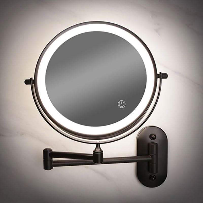Makeup Mirror Dimmable LED Rechargeable 3×–10× Magnification