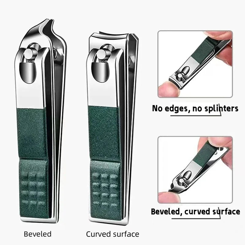 Manicure & Pedicure Set Stainless Steel Non-Slip Handles