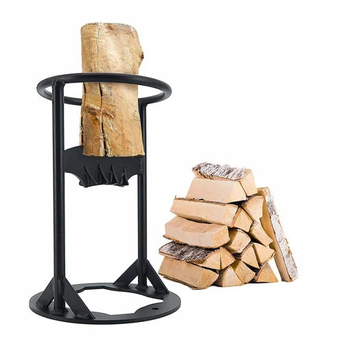 Manual Wood Splitter All-Steel Stable Base No Assembly