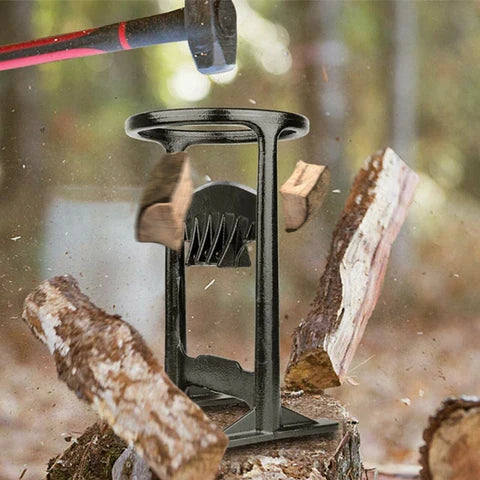 Manual Wood Splitter All-Steel Stable Base No Assembly