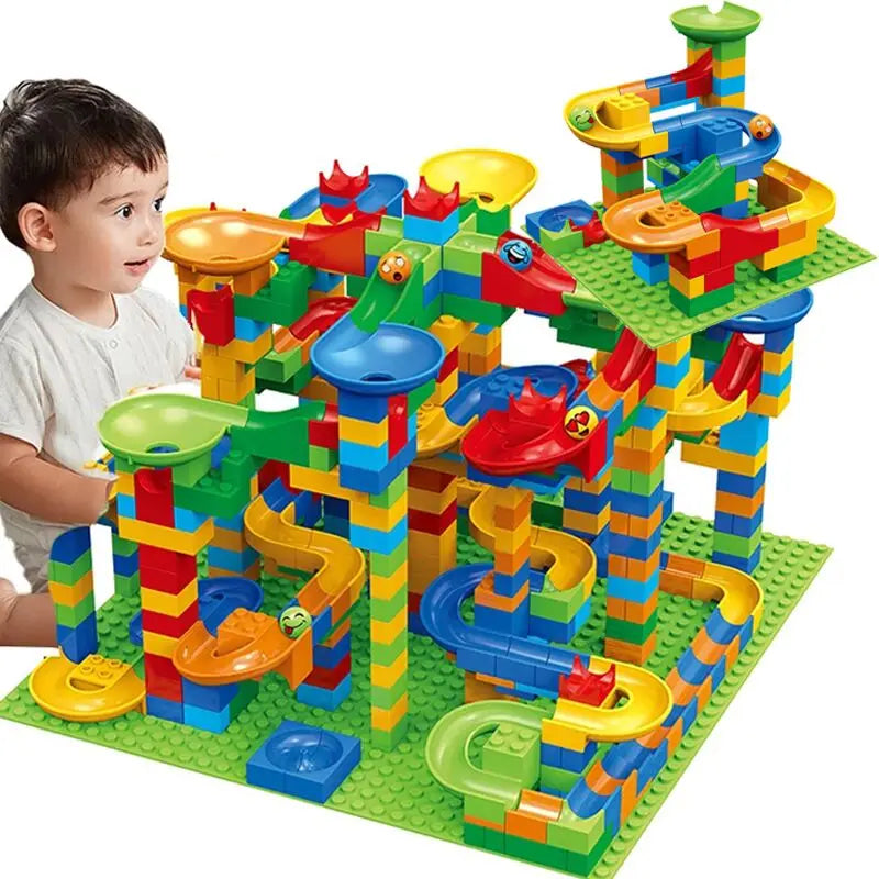 Marble Run Building Set 168 Pieces Creative Track Construction