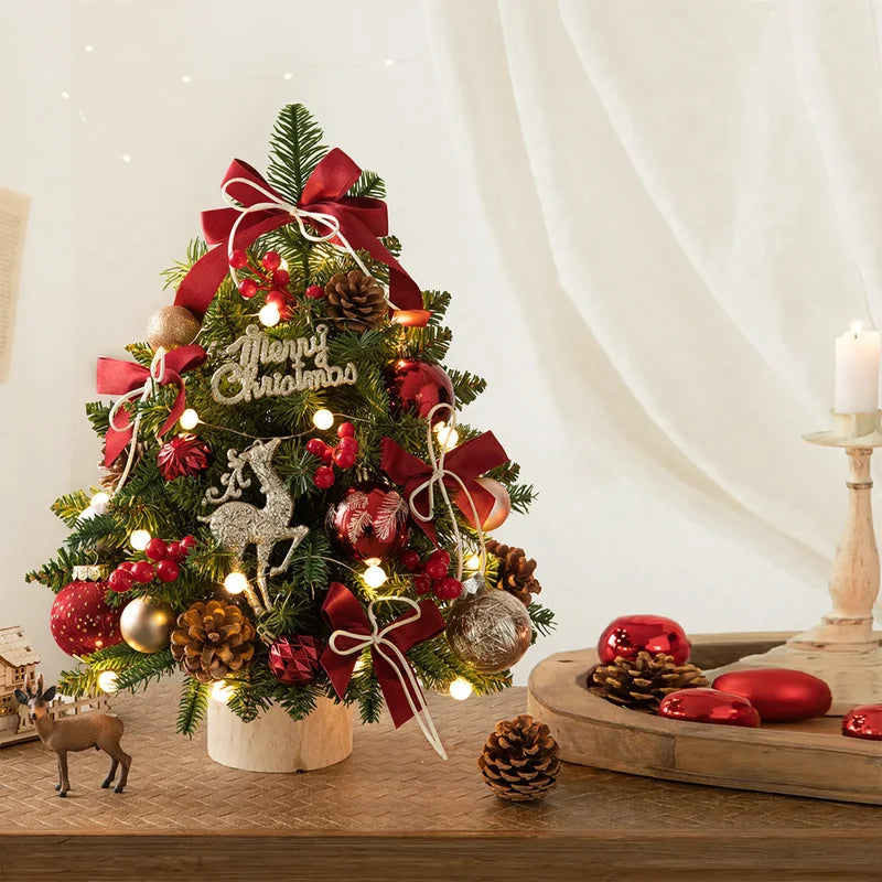 Mini Christmas Tree Pre-Lit Tabletop Decor