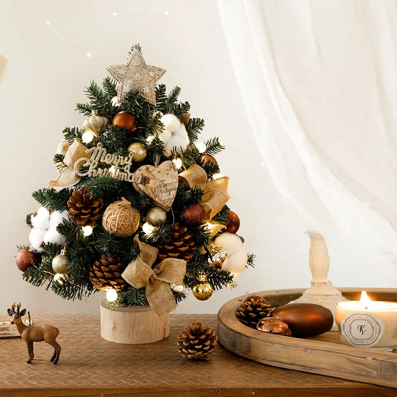 Mini Christmas Tree Pre-Lit Tabletop Decor