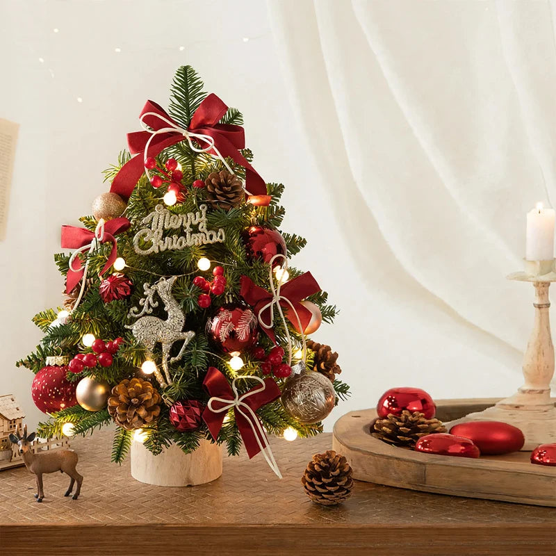 Mini Christmas Tree Pre-Lit Tabletop Decor