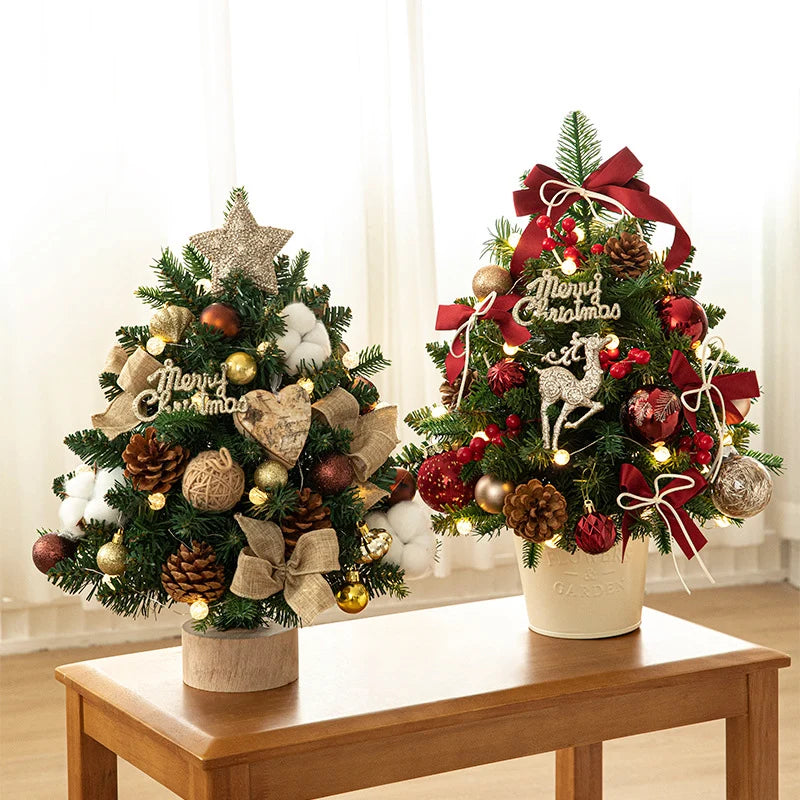 Mini Christmas Tree Pre-Lit Tabletop Decor
