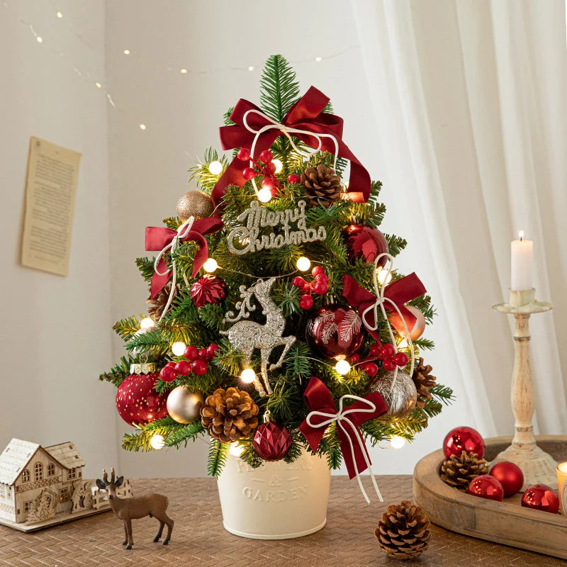 Mini Christmas Tree Pre-Lit Tabletop Decor