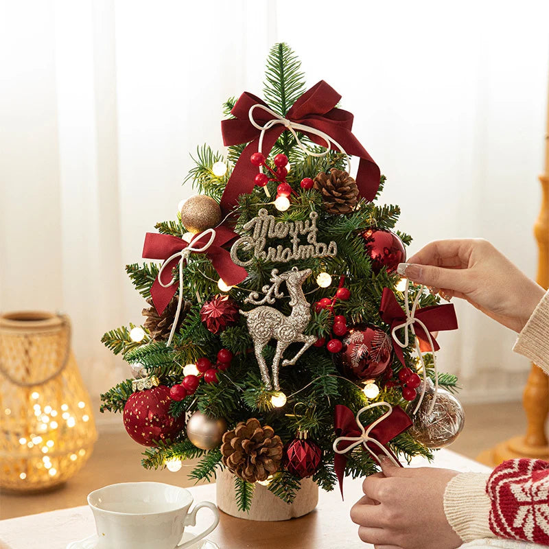 Mini Christmas Tree Pre-Lit Tabletop Decor