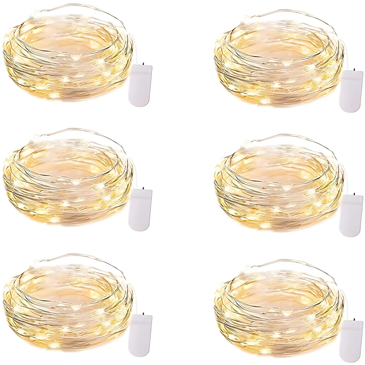 Mini LED String Lights Flexible Waterproof Set of 100