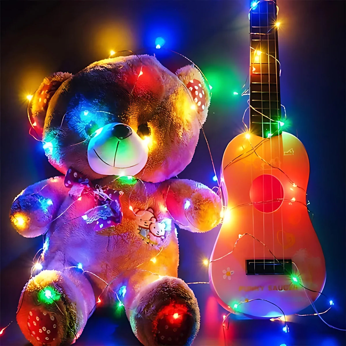 Mini LED String Lights Flexible Waterproof Set of 100