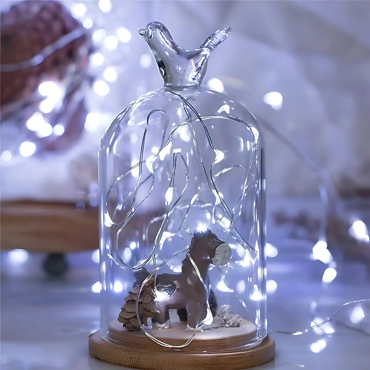 Mini LED String Lights Flexible Waterproof Set of 100