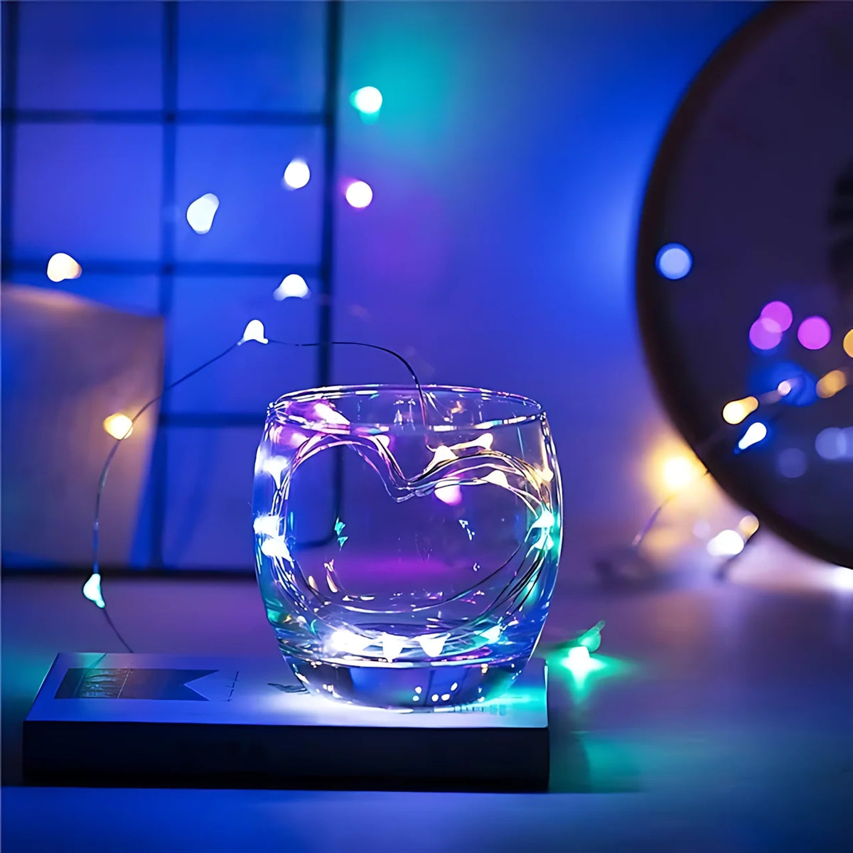 Mini LED String Lights Flexible Waterproof Set of 100
