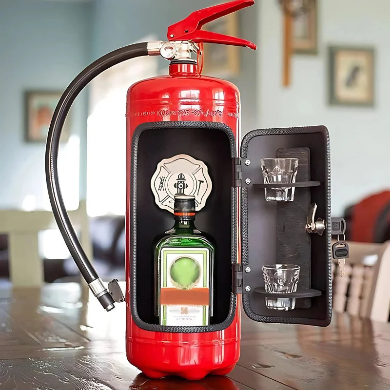 Minibar Handcrafted Fire Extinguisher Industrial Style