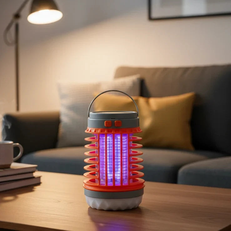 Mosquito Zapper Lantern Solar & USB Rechargeable Waterproof