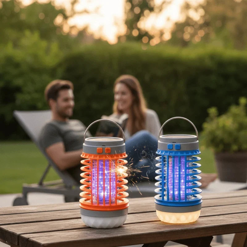 Mosquito Zapper Lantern Solar & USB Rechargeable Waterproof