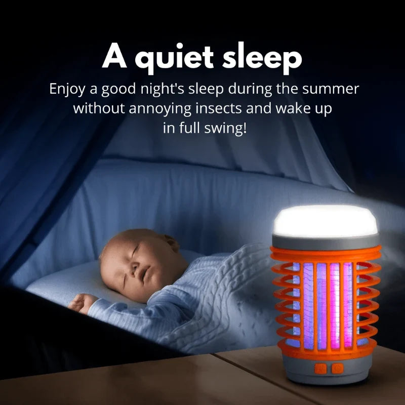 Mosquito Zapper Lantern Solar & USB Rechargeable Waterproof