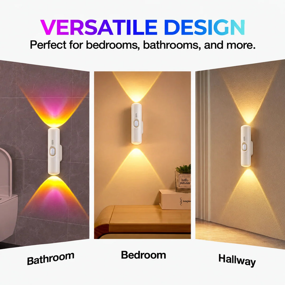 Motion Sensor Light Magnetic Mount RGB & Warm White