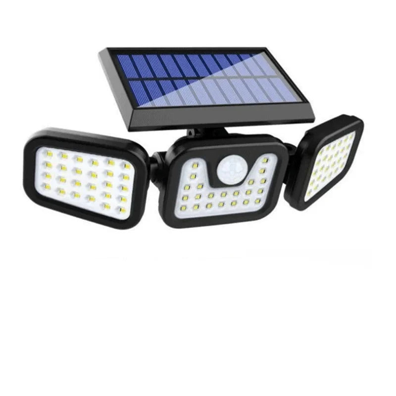 Motion Sensor Light Solar Powered 74 LED 270° Coverage